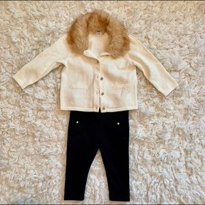 Janie and Jack Sweater and Pants Set